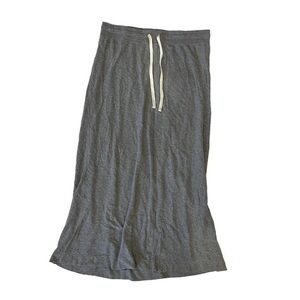 gorgeous Y2K grey drawstring long skirt